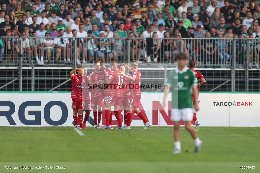 sport, action, Schweinfurt, Sachs-Stadion, Fussball, Fortuna Düsseldorf, FCS, F95, DFB-Pokal, DFB, 18.08.2025, 1. Runde, 1. FC Schweinfurt 1905 - Bild-ID: 2501985 sport, action, Schweinfurt, Sachs-Stadion, Fussball, Fortuna Düsseldorf, FCS, F95, DFB-Pokal, DFB, 18.08.2025, 1. Runde, 1. FC Schweinfurt 1905 - Bild-ID: 2501985