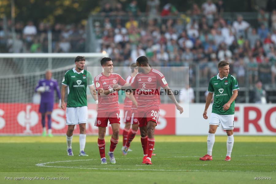 sport, action, Schweinfurt, Sachs-Stadion, Fussball, Fortuna Düsseldorf, FCS, F95, DFB-Pokal, DFB, 18.08.2025, 1. Runde, 1. FC Schweinfurt 1905 - Bild-ID: 2501996 sport, action, Schweinfurt, Sachs-Stadion, Fussball, Fortuna Düsseldorf, FCS, F95, DFB-Pokal, DFB, 18.08.2025, 1. Runde, 1. FC Schweinfurt 1905 - Bild-ID: 2501996