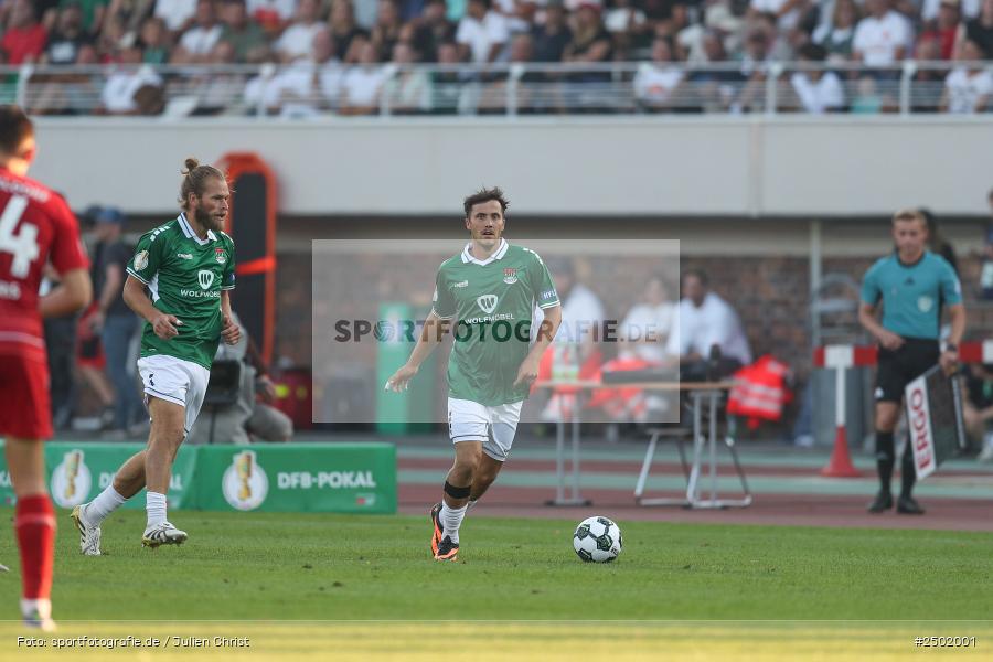 sport, action, Schweinfurt, Sachs-Stadion, Fussball, Fortuna Düsseldorf, FCS, F95, DFB-Pokal, DFB, 18.08.2025, 1. Runde, 1. FC Schweinfurt 1905 - Bild-ID: 2502001 sport, action, Schweinfurt, Sachs-Stadion, Fussball, Fortuna Düsseldorf, FCS, F95, DFB-Pokal, DFB, 18.08.2025, 1. Runde, 1. FC Schweinfurt 1905 - Bild-ID: 2502001