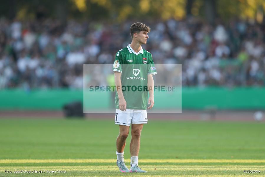 sport, action, Schweinfurt, Sachs-Stadion, Fussball, Fortuna Düsseldorf, FCS, F95, DFB-Pokal, DFB, 18.08.2025, 1. Runde, 1. FC Schweinfurt 1905 - Bild-ID: 2502009 sport, action, Schweinfurt, Sachs-Stadion, Fussball, Fortuna Düsseldorf, FCS, F95, DFB-Pokal, DFB, 18.08.2025, 1. Runde, 1. FC Schweinfurt 1905 - Bild-ID: 2502009