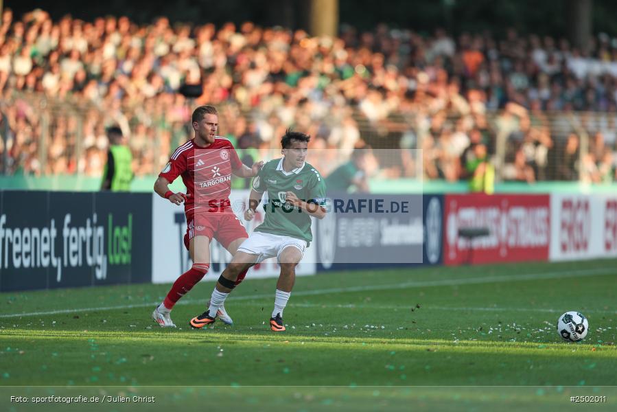 sport, action, Schweinfurt, Sachs-Stadion, Fussball, Fortuna Düsseldorf, FCS, F95, DFB-Pokal, DFB, 18.08.2025, 1. Runde, 1. FC Schweinfurt 1905 - Bild-ID: 2502011 sport, action, Schweinfurt, Sachs-Stadion, Fussball, Fortuna Düsseldorf, FCS, F95, DFB-Pokal, DFB, 18.08.2025, 1. Runde, 1. FC Schweinfurt 1905 - Bild-ID: 2502011