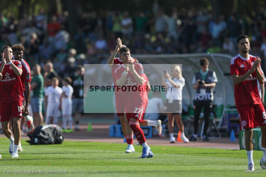 sport, action, Schweinfurt, Sachs-Stadion, Fussball, Fortuna Düsseldorf, FCS, F95, DFB-Pokal, DFB, 18.08.2025, 1. Runde, 1. FC Schweinfurt 1905 - Bild-ID: 2502024 sport, action, Schweinfurt, Sachs-Stadion, Fussball, Fortuna Düsseldorf, FCS, F95, DFB-Pokal, DFB, 18.08.2025, 1. Runde, 1. FC Schweinfurt 1905 - Bild-ID: 2502024