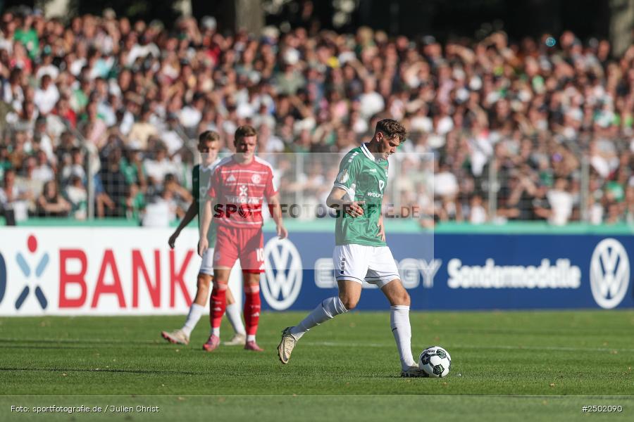 sport, action, Schweinfurt, Sachs-Stadion, Fussball, Fortuna Düsseldorf, FCS, F95, DFB-Pokal, DFB, 18.08.2025, 1. Runde, 1. FC Schweinfurt 1905 - Bild-ID: 2502090