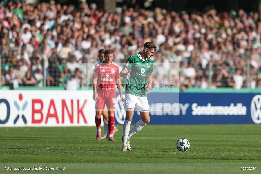 sport, action, Schweinfurt, Sachs-Stadion, Fussball, Fortuna Düsseldorf, FCS, F95, DFB-Pokal, DFB, 18.08.2025, 1. Runde, 1. FC Schweinfurt 1905 - Bild-ID: 2502091 sport, action, Schweinfurt, Sachs-Stadion, Fussball, Fortuna Düsseldorf, FCS, F95, DFB-Pokal, DFB, 18.08.2025, 1. Runde, 1. FC Schweinfurt 1905 - Bild-ID: 2502091