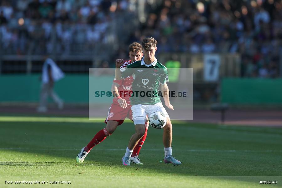 sport, action, Schweinfurt, Sachs-Stadion, Fussball, Fortuna Düsseldorf, FCS, F95, DFB-Pokal, DFB, 18.08.2025, 1. Runde, 1. FC Schweinfurt 1905 - Bild-ID: 2502140 sport, action, Schweinfurt, Sachs-Stadion, Fussball, Fortuna Düsseldorf, FCS, F95, DFB-Pokal, DFB, 18.08.2025, 1. Runde, 1. FC Schweinfurt 1905 - Bild-ID: 2502140