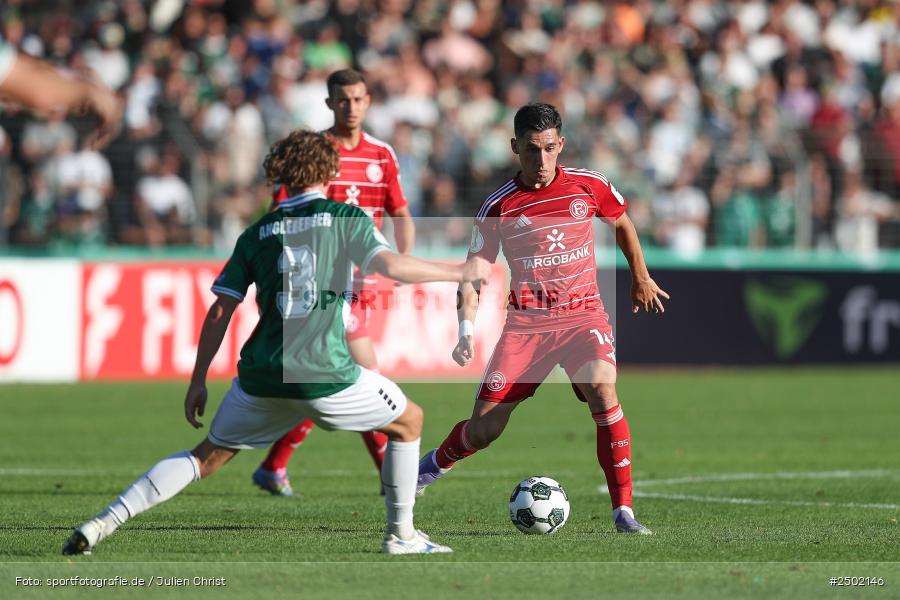 sport, action, Schweinfurt, Sachs-Stadion, Fussball, Fortuna Düsseldorf, FCS, F95, DFB-Pokal, DFB, 18.08.2025, 1. Runde, 1. FC Schweinfurt 1905 - Bild-ID: 2502146 sport, action, Schweinfurt, Sachs-Stadion, Fussball, Fortuna Düsseldorf, FCS, F95, DFB-Pokal, DFB, 18.08.2025, 1. Runde, 1. FC Schweinfurt 1905 - Bild-ID: 2502146