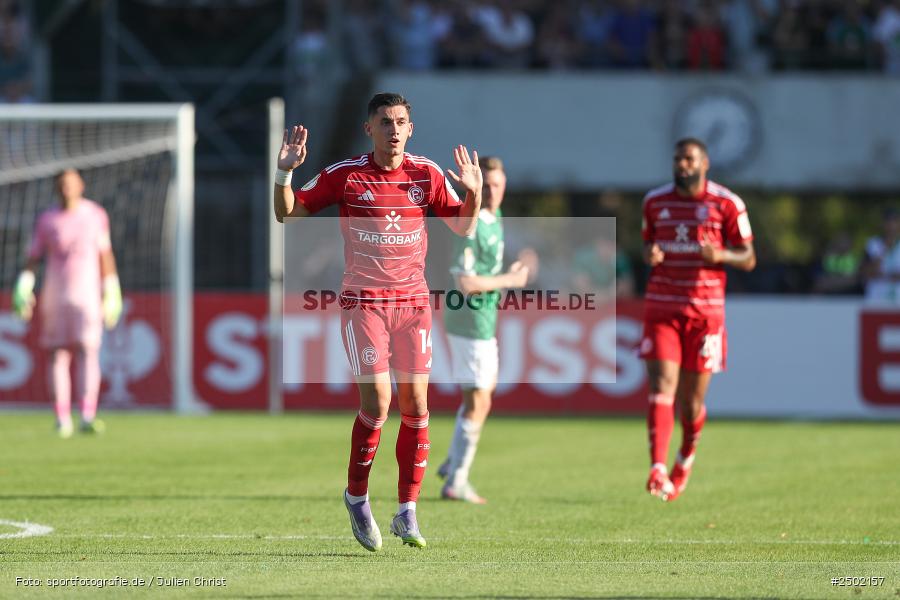 sport, action, Schweinfurt, Sachs-Stadion, Fussball, Fortuna Düsseldorf, FCS, F95, DFB-Pokal, DFB, 18.08.2025, 1. Runde, 1. FC Schweinfurt 1905 - Bild-ID: 2502157 sport, action, Schweinfurt, Sachs-Stadion, Fussball, Fortuna Düsseldorf, FCS, F95, DFB-Pokal, DFB, 18.08.2025, 1. Runde, 1. FC Schweinfurt 1905 - Bild-ID: 2502157