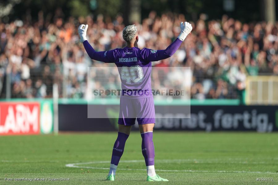 sport, action, Schweinfurt, Sachs-Stadion, Fussball, Fortuna Düsseldorf, FCS, F95, DFB-Pokal, DFB, 18.08.2025, 1. Runde, 1. FC Schweinfurt 1905 - Bild-ID: 2502172