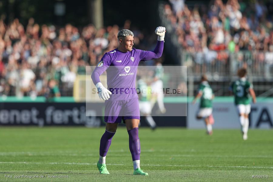 sport, action, Schweinfurt, Sachs-Stadion, Fussball, Fortuna Düsseldorf, FCS, F95, DFB-Pokal, DFB, 18.08.2025, 1. Runde, 1. FC Schweinfurt 1905 - Bild-ID: 2502176