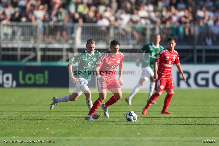 sport, action, Schweinfurt, Sachs-Stadion, Fussball, Fortuna Düsseldorf, FCS, F95, DFB-Pokal, DFB, 18.08.2025, 1. Runde, 1. FC Schweinfurt 1905 - Bild-ID: 2502205 sport, action, Schweinfurt, Sachs-Stadion, Fussball, Fortuna Düsseldorf, FCS, F95, DFB-Pokal, DFB, 18.08.2025, 1. Runde, 1. FC Schweinfurt 1905 - Bild-ID: 2502205