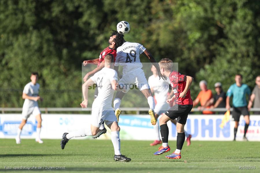 sport, action, TuS Frammersbach, TUS, TSV Karlburg, TSV, Landesliga Nordwest, Karlburg, Fussball, Fundamentum Sportpark, BFV, 7. Spieltag, 19.08.2025 - Bild-ID: 2502233