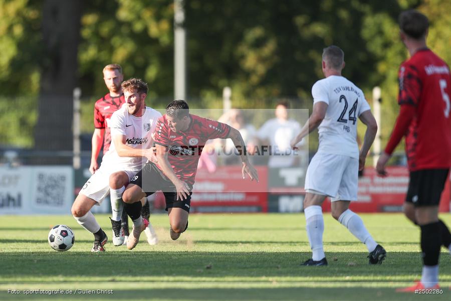 sport, action, TuS Frammersbach, TUS, TSV Karlburg, TSV, Landesliga Nordwest, Karlburg, Fussball, Fundamentum Sportpark, BFV, 7. Spieltag, 19.08.2025 - Bild-ID: 2502286