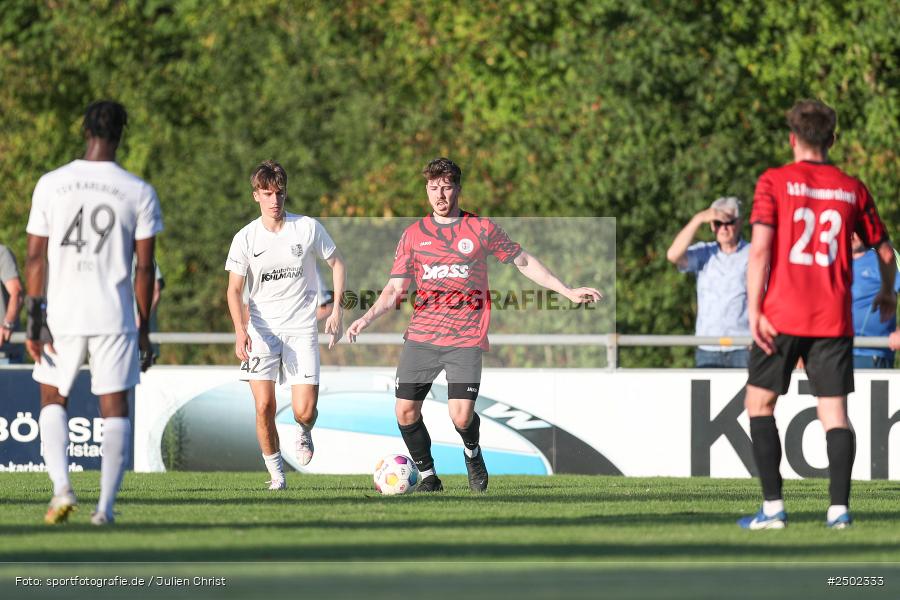 sport, action, TuS Frammersbach, TUS, TSV Karlburg, TSV, Landesliga Nordwest, Karlburg, Fussball, Fundamentum Sportpark, BFV, 7. Spieltag, 19.08.2025 - Bild-ID: 2502333 sport, action, TuS Frammersbach, TUS, TSV Karlburg, TSV, Landesliga Nordwest, Karlburg, Fussball, Fundamentum Sportpark, BFV, 7. Spieltag, 19.08.2025 - Bild-ID: 2502333