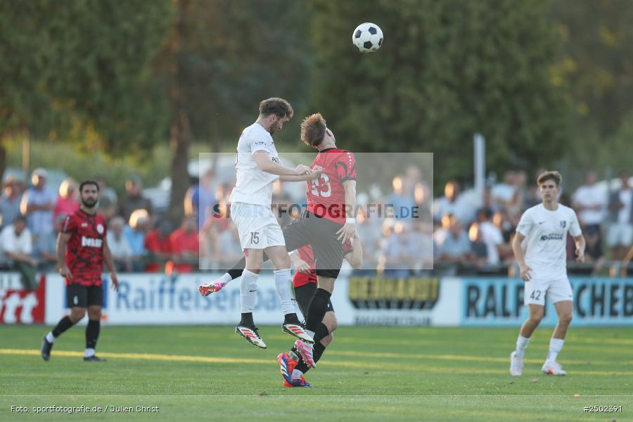 sport, action, TuS Frammersbach, TUS, TSV Karlburg, TSV, Landesliga Nordwest, Karlburg, Fussball, Fundamentum Sportpark, BFV, 7. Spieltag, 19.08.2025 - Bild-ID: 2502391