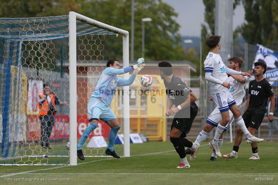 Stadion am Schönbusch, Aschaffenburg, 23.08.2025, sport, action, BFV, Fussball, 5. Spieltag, Regionalliga Bayern, FCM, SVA, FC Memmingen, SV Viktoria Aschaffenburg - Bild-ID: 2502888