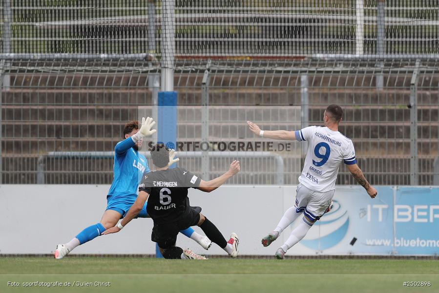 Stadion am Schönbusch, Aschaffenburg, 23.08.2025, sport, action, BFV, Fussball, 5. Spieltag, Regionalliga Bayern, FCM, SVA, FC Memmingen, SV Viktoria Aschaffenburg - Bild-ID: 2502898