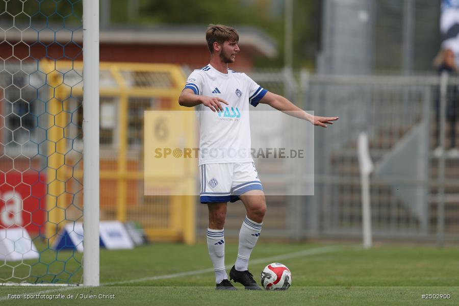 Stadion am Schönbusch, Aschaffenburg, 23.08.2025, sport, action, BFV, Fussball, 5. Spieltag, Regionalliga Bayern, FCM, SVA, FC Memmingen, SV Viktoria Aschaffenburg - Bild-ID: 2502900