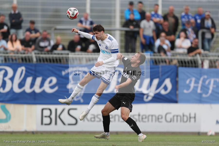 Stadion am Schönbusch, Aschaffenburg, 23.08.2025, sport, action, BFV, Fussball, 5. Spieltag, Regionalliga Bayern, FCM, SVA, FC Memmingen, SV Viktoria Aschaffenburg - Bild-ID: 2502901