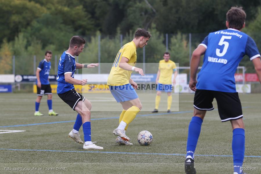 Sportgelände Seebachtal, Hain, 23.08.2025, sport, action, BFV, Fussball, 8. Spieltag, Landesliga Nordwest, FTS, DJK, FT Schweinfurt, DJK Hain - Bild-ID: 2502908
