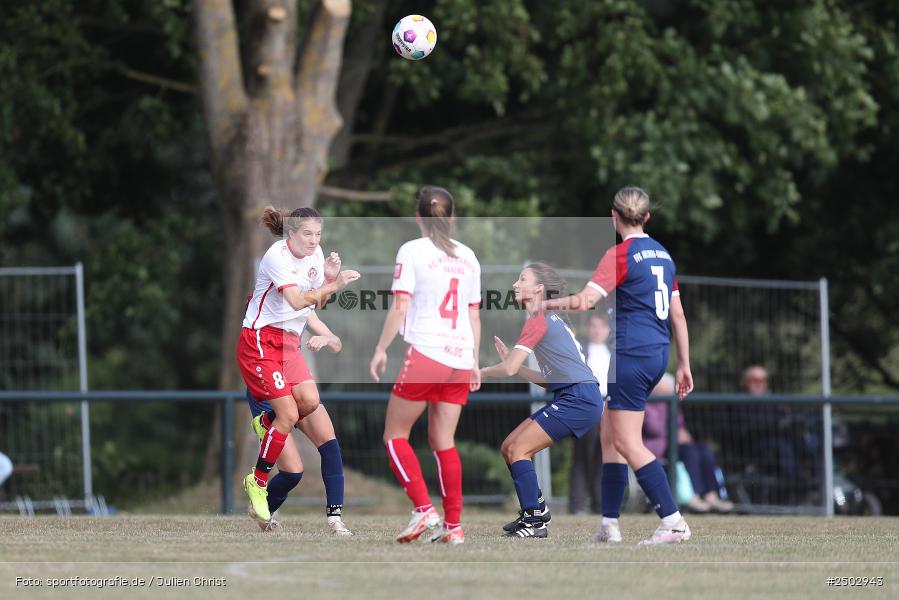 Sportgelände, Karsbach, 23.08.2025, sport, action, BFV, Fussball, Vorrunde, Hiscox Verbandspokal, FWK, FFC, FC Würzburger Kickers, FFC Adelsberg-Karsbach - Bild-ID: 2502943 Sportgelände, Karsbach, 23.08.2025, sport, action, BFV, Fussball, Vorrunde, Hiscox Verbandspokal, FWK, FFC, FC Würzburger Kickers, FFC Adelsberg-Karsbach - Bild-ID: 2502943