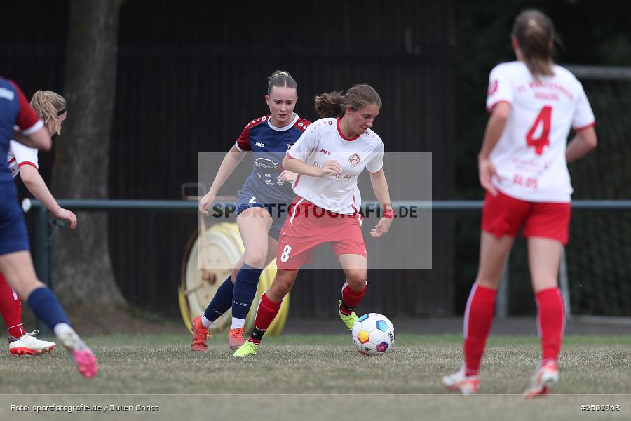 Sportgelände, Karsbach, 23.08.2025, sport, action, BFV, Fussball, Vorrunde, Hiscox Verbandspokal, FWK, FFC, FC Würzburger Kickers, FFC Adelsberg-Karsbach - Bild-ID: 2502968 Sportgelände, Karsbach, 23.08.2025, sport, action, BFV, Fussball, Vorrunde, Hiscox Verbandspokal, FWK, FFC, FC Würzburger Kickers, FFC Adelsberg-Karsbach - Bild-ID: 2502968