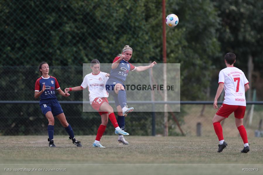 Sportgelände, Karsbach, 23.08.2025, sport, action, BFV, Fussball, Vorrunde, Hiscox Verbandspokal, FWK, FFC, FC Würzburger Kickers, FFC Adelsberg-Karsbach - Bild-ID: 2502973 Sportgelände, Karsbach, 23.08.2025, sport, action, BFV, Fussball, Vorrunde, Hiscox Verbandspokal, FWK, FFC, FC Würzburger Kickers, FFC Adelsberg-Karsbach - Bild-ID: 2502973