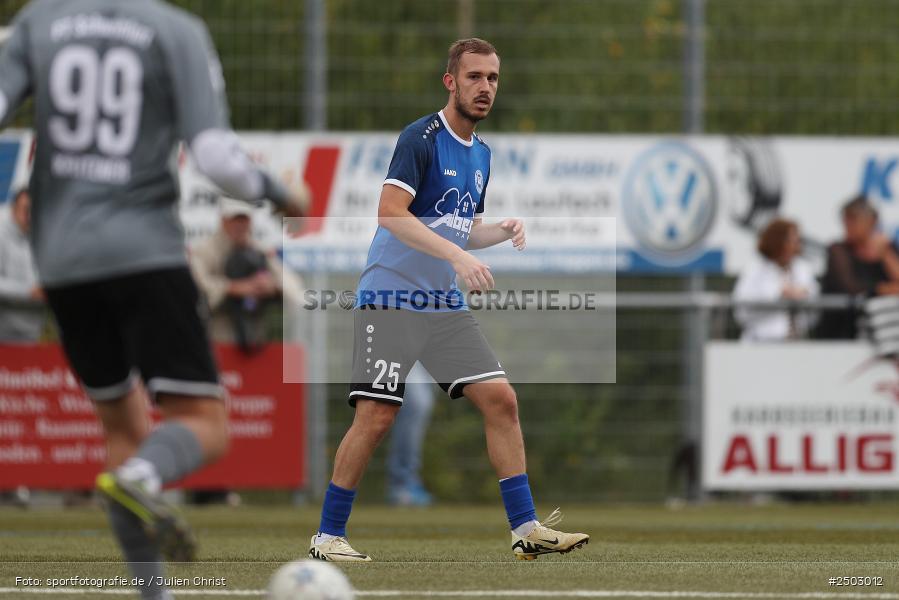 Sportgelände Seebachtal, Hain, 23.08.2025, sport, action, BFV, Fussball, 8. Spieltag, Landesliga Nordwest, FTS, DJK, FT Schweinfurt, DJK Hain - Bild-ID: 2503012