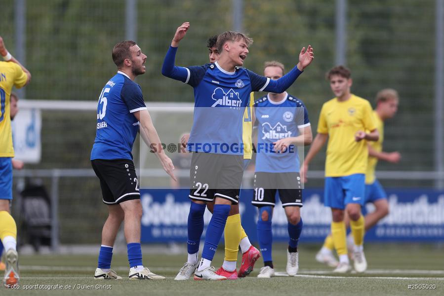 Sportgelände Seebachtal, Hain, 23.08.2025, sport, action, BFV, Fussball, 8. Spieltag, Landesliga Nordwest, FTS, DJK, FT Schweinfurt, DJK Hain - Bild-ID: 2503020 Sportgelände Seebachtal, Hain, 23.08.2025, sport, action, BFV, Fussball, 8. Spieltag, Landesliga Nordwest, FTS, DJK, FT Schweinfurt, DJK Hain - Bild-ID: 2503020