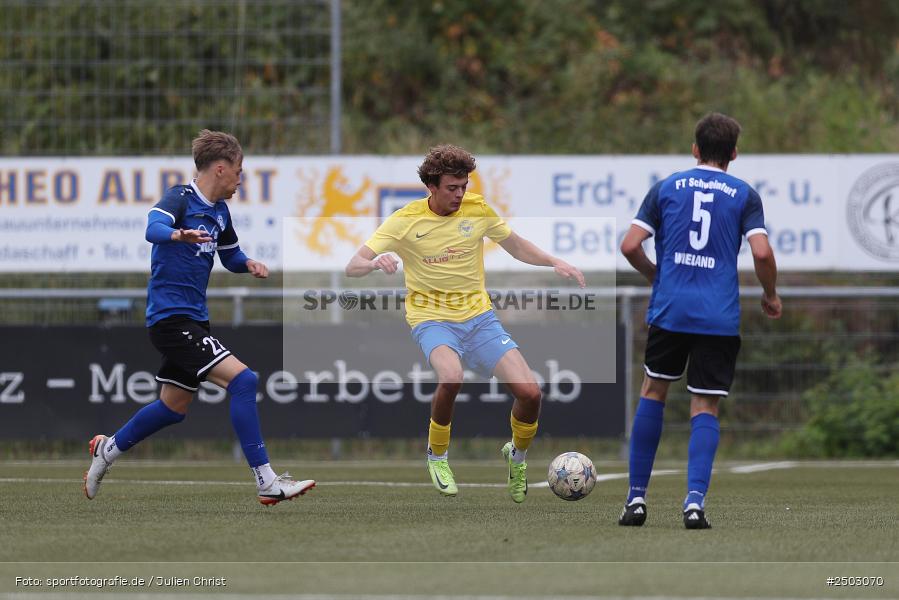 Sportgelände Seebachtal, Hain, 23.08.2025, sport, action, BFV, Fussball, 8. Spieltag, Landesliga Nordwest, FTS, DJK, FT Schweinfurt, DJK Hain - Bild-ID: 2503070
