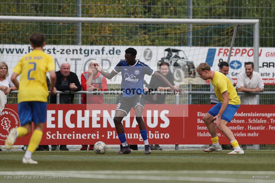 Sportgelände Seebachtal, Hain, 23.08.2025, sport, action, BFV, Fussball, 8. Spieltag, Landesliga Nordwest, FTS, DJK, FT Schweinfurt, DJK Hain - Bild-ID: 2503085 Sportgelände Seebachtal, Hain, 23.08.2025, sport, action, BFV, Fussball, 8. Spieltag, Landesliga Nordwest, FTS, DJK, FT Schweinfurt, DJK Hain - Bild-ID: 2503085