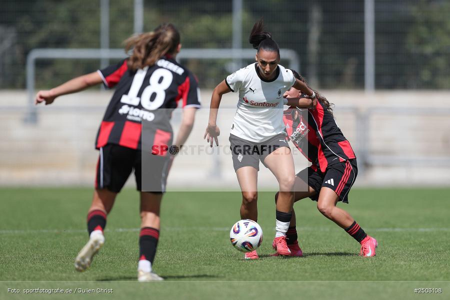 Stadion am Brentanobad, Frankfurt, 24.08.2025, sport, action, DFB, Fussball, 2. Frauen-Bundesliga, BGM, SGE, Borussia Mönchengladbach, Eintracht Frankfurt II - Bild-ID: 2503108 Stadion am Brentanobad, Frankfurt, 24.08.2025, sport, action, DFB, Fussball, 2. Frauen-Bundesliga, BGM, SGE, Borussia Mönchengladbach, Eintracht Frankfurt II - Bild-ID: 2503108