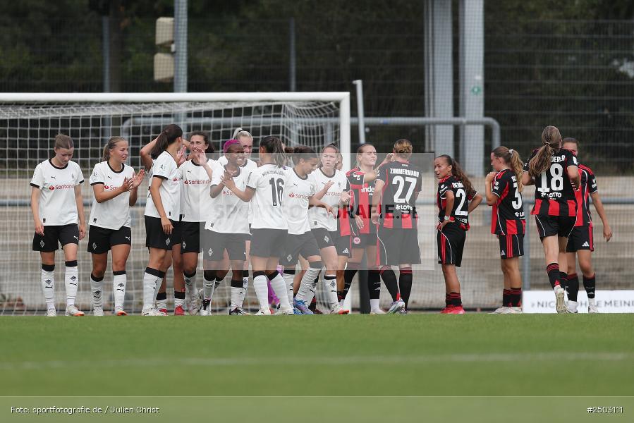 Stadion am Brentanobad, Frankfurt, 24.08.2025, sport, action, DFB, Fussball, 2. Frauen-Bundesliga, BGM, SGE, Borussia Mönchengladbach, Eintracht Frankfurt II - Bild-ID: 2503111 Stadion am Brentanobad, Frankfurt, 24.08.2025, sport, action, DFB, Fussball, 2. Frauen-Bundesliga, BGM, SGE, Borussia Mönchengladbach, Eintracht Frankfurt II - Bild-ID: 2503111