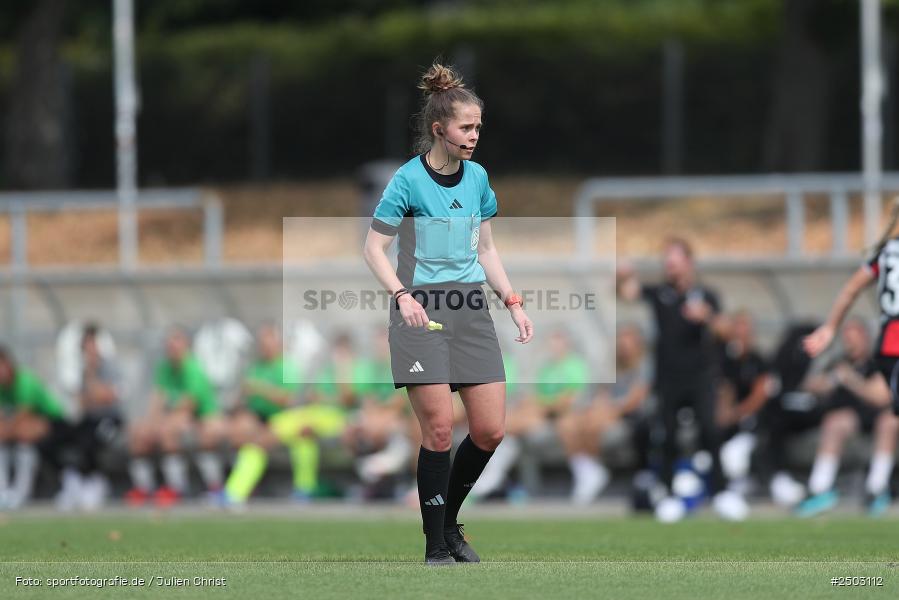 Stadion am Brentanobad, Frankfurt, 24.08.2025, sport, action, DFB, Fussball, 2. Frauen-Bundesliga, BGM, SGE, Borussia Mönchengladbach, Eintracht Frankfurt II - Bild-ID: 2503112