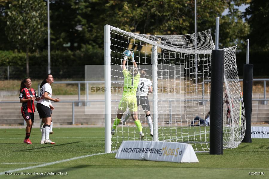 Stadion am Brentanobad, Frankfurt, 24.08.2025, sport, action, DFB, Fussball, 2. Frauen-Bundesliga, BGM, SGE, Borussia Mönchengladbach, Eintracht Frankfurt II - Bild-ID: 2503118 Stadion am Brentanobad, Frankfurt, 24.08.2025, sport, action, DFB, Fussball, 2. Frauen-Bundesliga, BGM, SGE, Borussia Mönchengladbach, Eintracht Frankfurt II - Bild-ID: 2503118