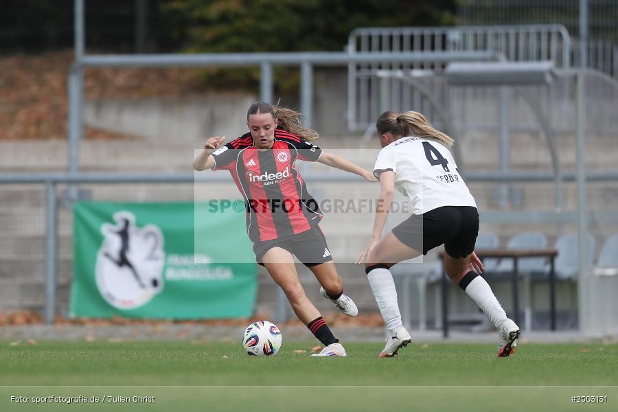 Stadion am Brentanobad, Frankfurt, 24.08.2025, sport, action, DFB, Fussball, 2. Frauen-Bundesliga, BGM, SGE, Borussia Mönchengladbach, Eintracht Frankfurt II - Bild-ID: 2503131 Stadion am Brentanobad, Frankfurt, 24.08.2025, sport, action, DFB, Fussball, 2. Frauen-Bundesliga, BGM, SGE, Borussia Mönchengladbach, Eintracht Frankfurt II - Bild-ID: 2503131