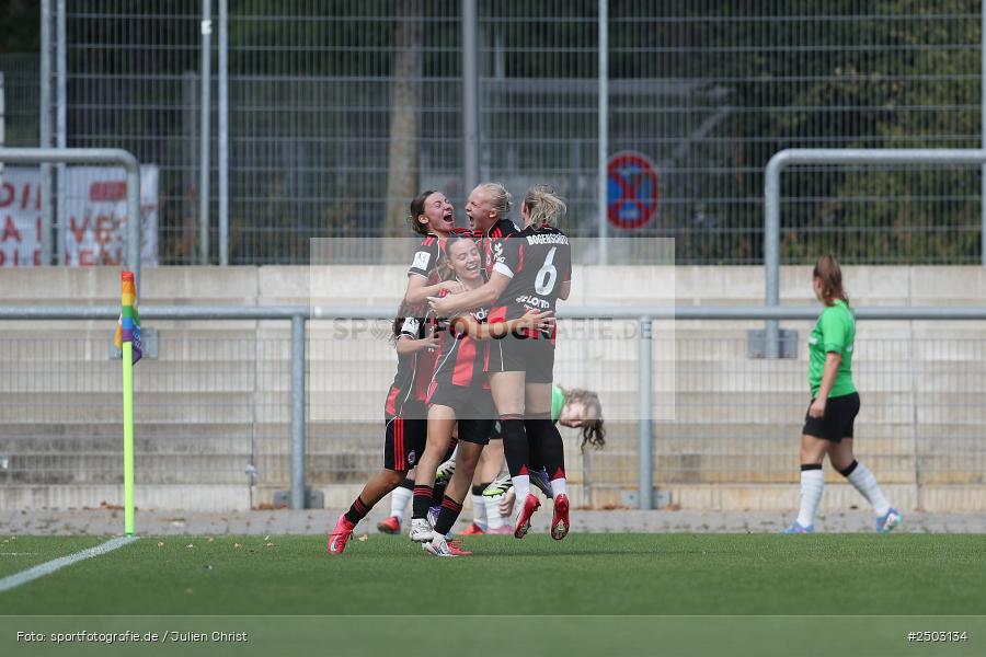 Stadion am Brentanobad, Frankfurt, 24.08.2025, sport, action, DFB, Fussball, 2. Frauen-Bundesliga, BGM, SGE, Borussia Mönchengladbach, Eintracht Frankfurt II - Bild-ID: 2503134 Stadion am Brentanobad, Frankfurt, 24.08.2025, sport, action, DFB, Fussball, 2. Frauen-Bundesliga, BGM, SGE, Borussia Mönchengladbach, Eintracht Frankfurt II - Bild-ID: 2503134