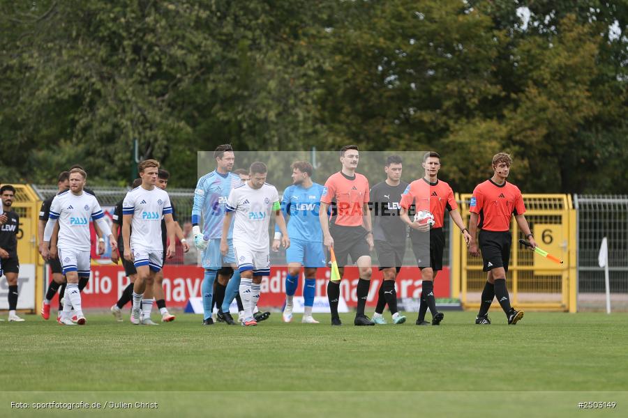 sport, action, Stadion am Schönbusch, SVA, SV Viktoria Aschaffenburg, Regionalliga Bayern, Fussball, FCM, FC Memmingen, BFV, Aschaffenburg, 5. Spieltag, 23.08.2025 - Bild-ID: 2503149