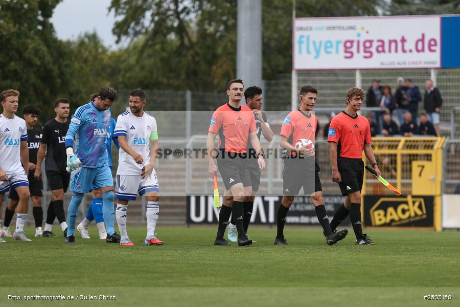 sport, action, Stadion am Schönbusch, SVA, SV Viktoria Aschaffenburg, Regionalliga Bayern, Fussball, FCM, FC Memmingen, BFV, Aschaffenburg, 5. Spieltag, 23.08.2025 - Bild-ID: 2503150