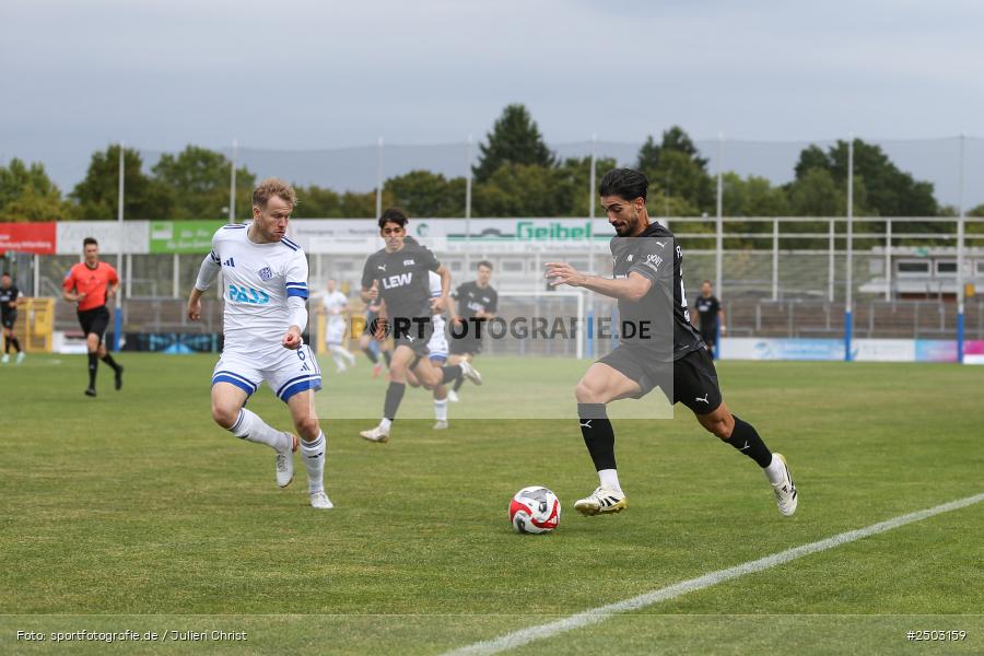 sport, action, Stadion am Schönbusch, SVA, SV Viktoria Aschaffenburg, Regionalliga Bayern, Fussball, FCM, FC Memmingen, BFV, Aschaffenburg, 5. Spieltag, 23.08.2025 - Bild-ID: 2503159