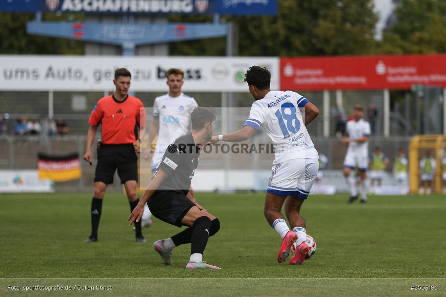 sport, action, Stadion am Schönbusch, SVA, SV Viktoria Aschaffenburg, Regionalliga Bayern, Fussball, FCM, FC Memmingen, BFV, Aschaffenburg, 5. Spieltag, 23.08.2025 - Bild-ID: 2503186