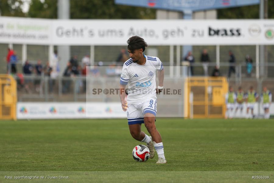 sport, action, Stadion am Schönbusch, SVA, SV Viktoria Aschaffenburg, Regionalliga Bayern, Fussball, FCM, FC Memmingen, BFV, Aschaffenburg, 5. Spieltag, 23.08.2025 - Bild-ID: 2503209