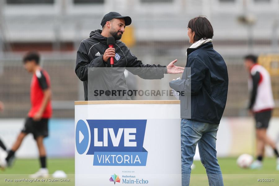 sport, action, Stadion am Schönbusch, SVA, SV Viktoria Aschaffenburg, Regionalliga Bayern, Fussball, FCM, FC Memmingen, BFV, Aschaffenburg, 5. Spieltag, 23.08.2025 - Bild-ID: 2503217