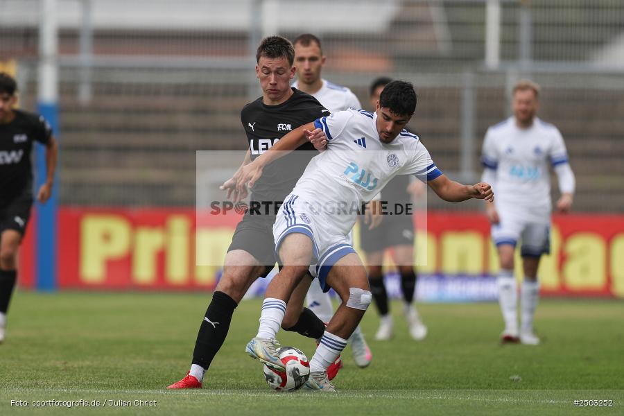 sport, action, Stadion am Schönbusch, SVA, SV Viktoria Aschaffenburg, Regionalliga Bayern, Fussball, FCM, FC Memmingen, BFV, Aschaffenburg, 5. Spieltag, 23.08.2025 - Bild-ID: 2503252