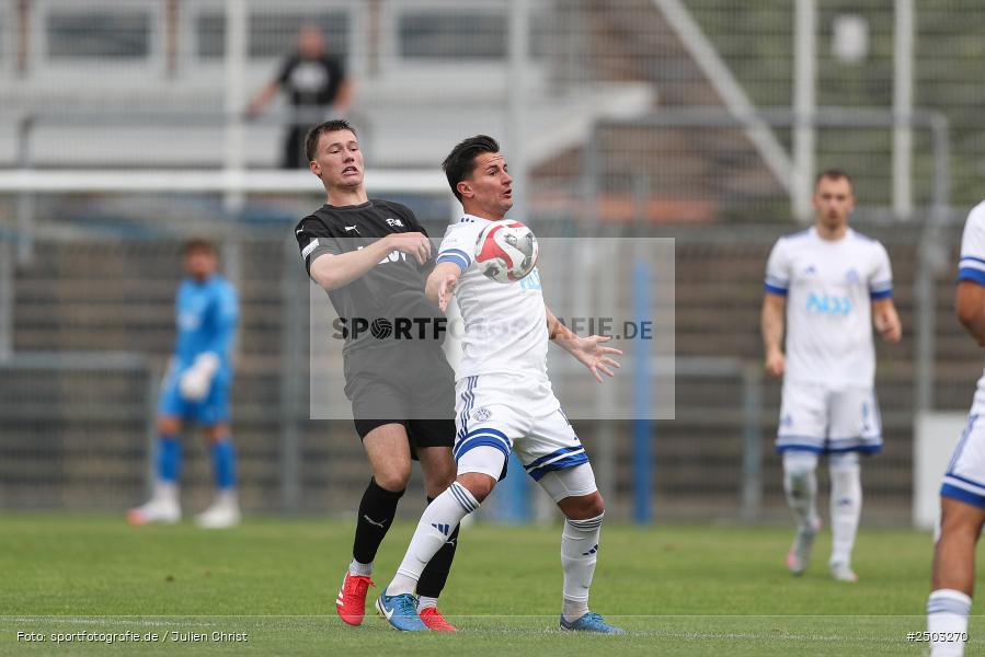 sport, action, Stadion am Schönbusch, SVA, SV Viktoria Aschaffenburg, Regionalliga Bayern, Fussball, FCM, FC Memmingen, BFV, Aschaffenburg, 5. Spieltag, 23.08.2025 - Bild-ID: 2503270