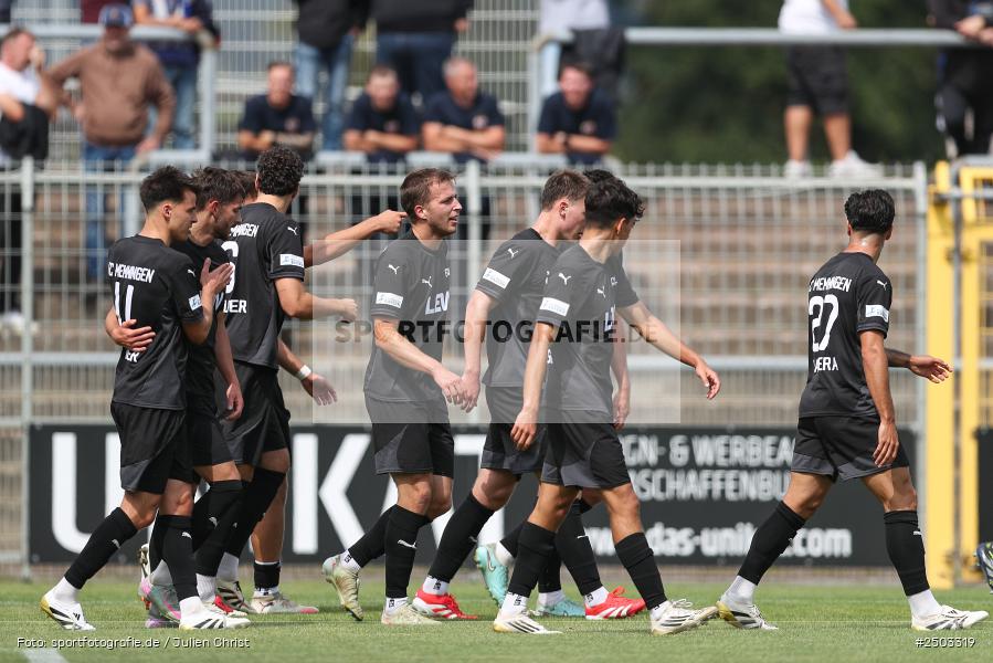 sport, action, Stadion am Schönbusch, SVA, SV Viktoria Aschaffenburg, Regionalliga Bayern, Fussball, FCM, FC Memmingen, BFV, Aschaffenburg, 5. Spieltag, 23.08.2025 - Bild-ID: 2503319