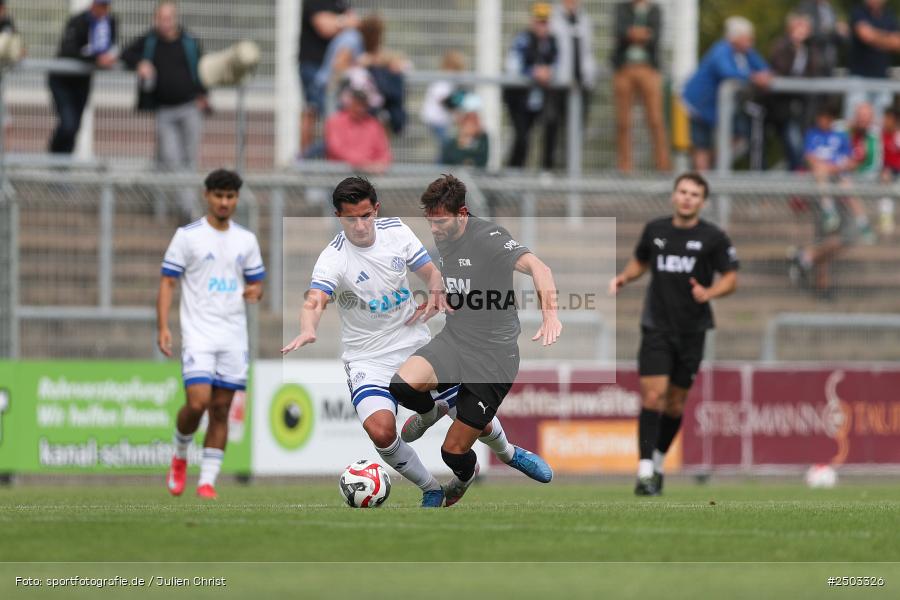 sport, action, Stadion am Schönbusch, SVA, SV Viktoria Aschaffenburg, Regionalliga Bayern, Fussball, FCM, FC Memmingen, BFV, Aschaffenburg, 5. Spieltag, 23.08.2025 - Bild-ID: 2503326