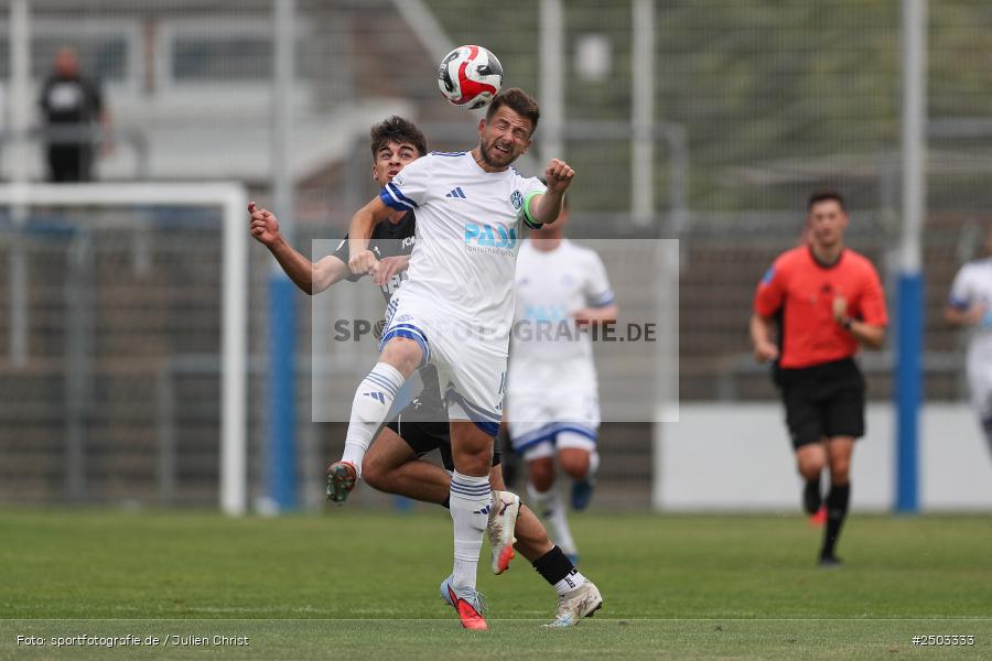 sport, action, Stadion am Schönbusch, SVA, SV Viktoria Aschaffenburg, Regionalliga Bayern, Fussball, FCM, FC Memmingen, BFV, Aschaffenburg, 5. Spieltag, 23.08.2025 - Bild-ID: 2503333