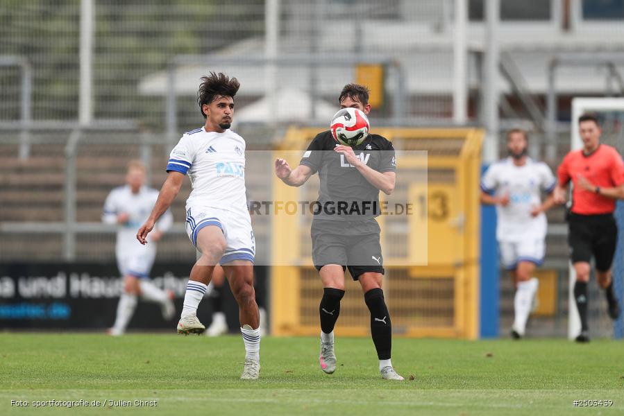 sport, action, Stadion am Schönbusch, SVA, SV Viktoria Aschaffenburg, Regionalliga Bayern, Fussball, FCM, FC Memmingen, BFV, Aschaffenburg, 5. Spieltag, 23.08.2025 - Bild-ID: 2503439