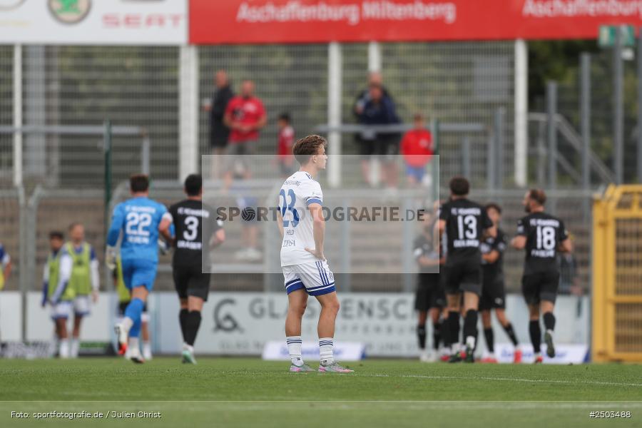 sport, action, Stadion am Schönbusch, SVA, SV Viktoria Aschaffenburg, Regionalliga Bayern, Fussball, FCM, FC Memmingen, BFV, Aschaffenburg, 5. Spieltag, 23.08.2025 - Bild-ID: 2503488