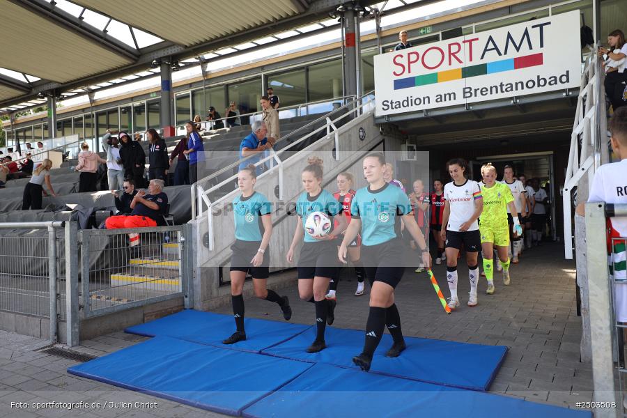 Stadion am Brentanobad, Frankfurt, 24.08.2025, sport, action, DFB, Fussball, 2. Frauen-Bundesliga, BGM, SGE, Borussia Mönchengladbach, Eintracht Frankfurt II - Bild-ID: 2503508 Stadion am Brentanobad, Frankfurt, 24.08.2025, sport, action, DFB, Fussball, 2. Frauen-Bundesliga, BGM, SGE, Borussia Mönchengladbach, Eintracht Frankfurt II - Bild-ID: 2503508